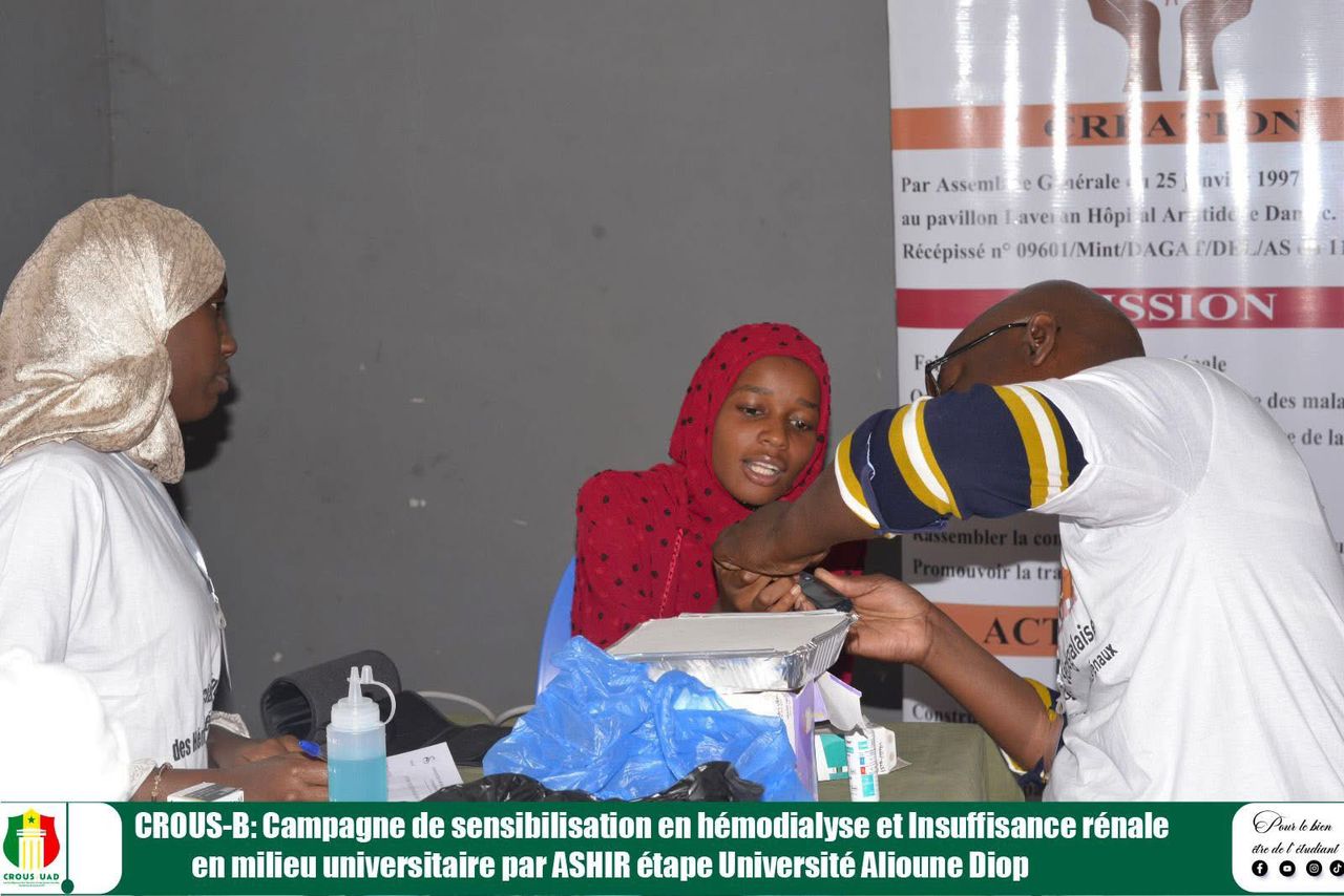 Campagne de dépistage et de sensibilisation de l’insuffisance rénale